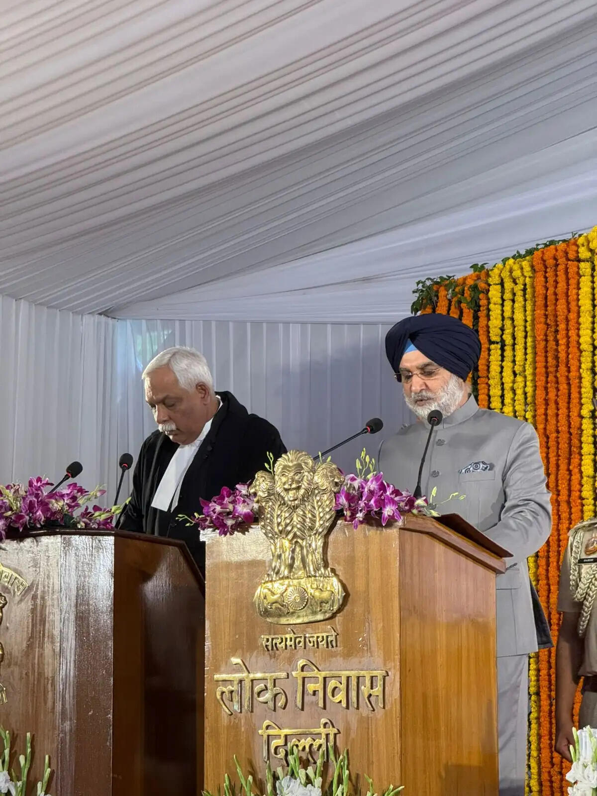 &nbsp;&nbsp;तरनजीत सिंह संधू ने दिल्ली के उपराज्यपाल के रूप में ली शपथ​​​​​​​