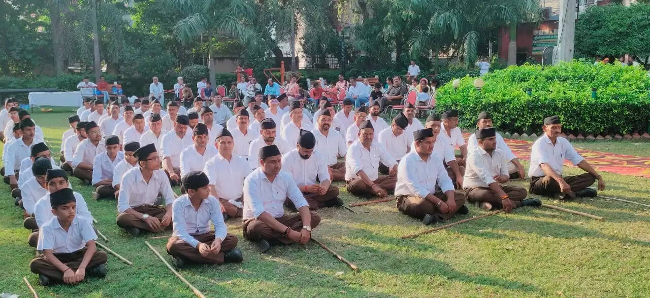  राष्ट्रीय स्वयंसेवक संघ का शताब्दी समारोह बड़े जोश और उत्साह से मनायागया।