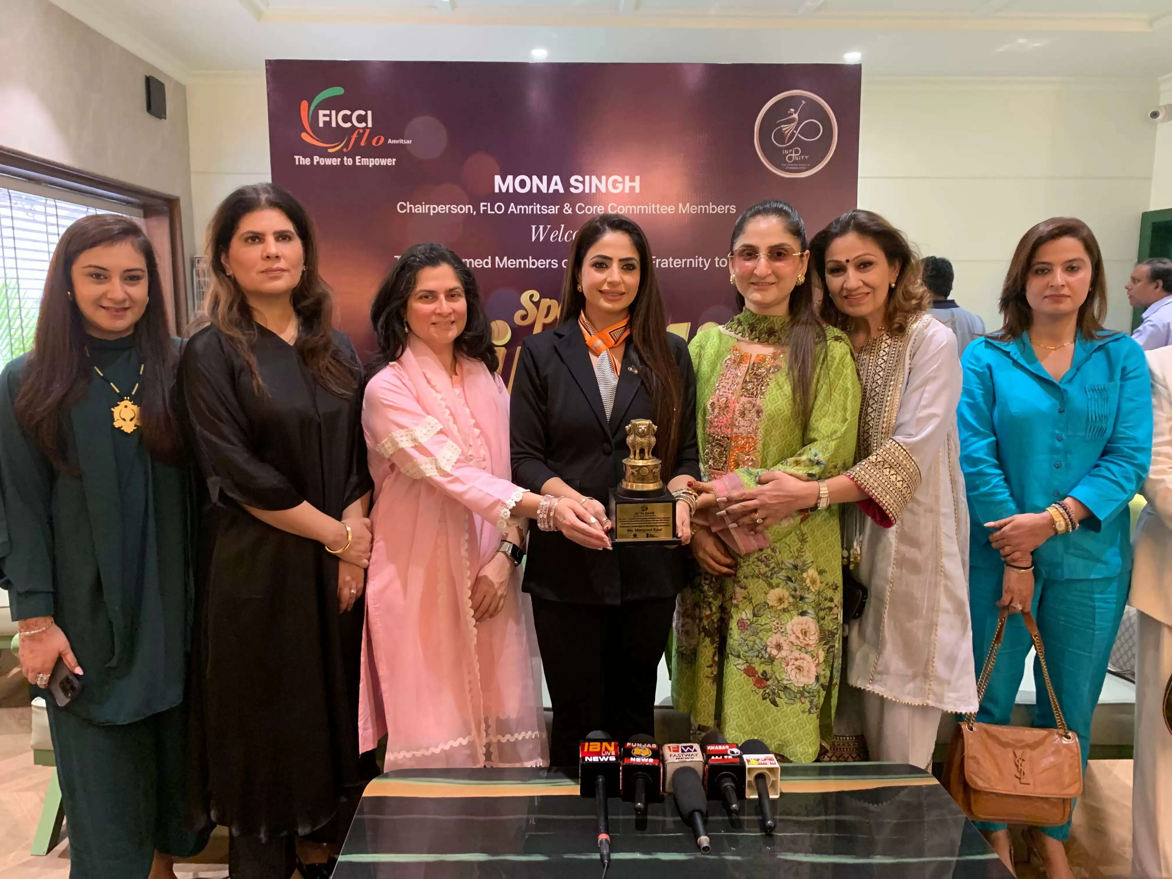  फिक्की एफएलओ अमृतसर की अध्यक्ष मोना सिंह ने छह महीनों की उपलब्धियों को साझा किया।