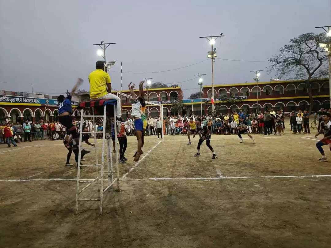  शहीद राजेश-दिलीप स्मृति वॉलीबॉल प्रतियोगिता में विजेता बनी रतनपुर