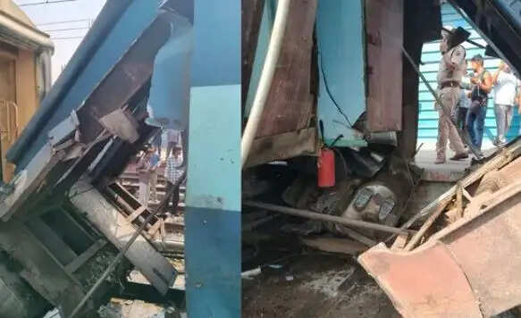 &nbsp;&nbsp;लुधियाना स्टेशन पर हादसा, नई दिल्ली-कटरा ट्रेन के स्लीपर कोच का शौचालय धमाके के साथ टूटा, सभी यात्री सुरक्षित