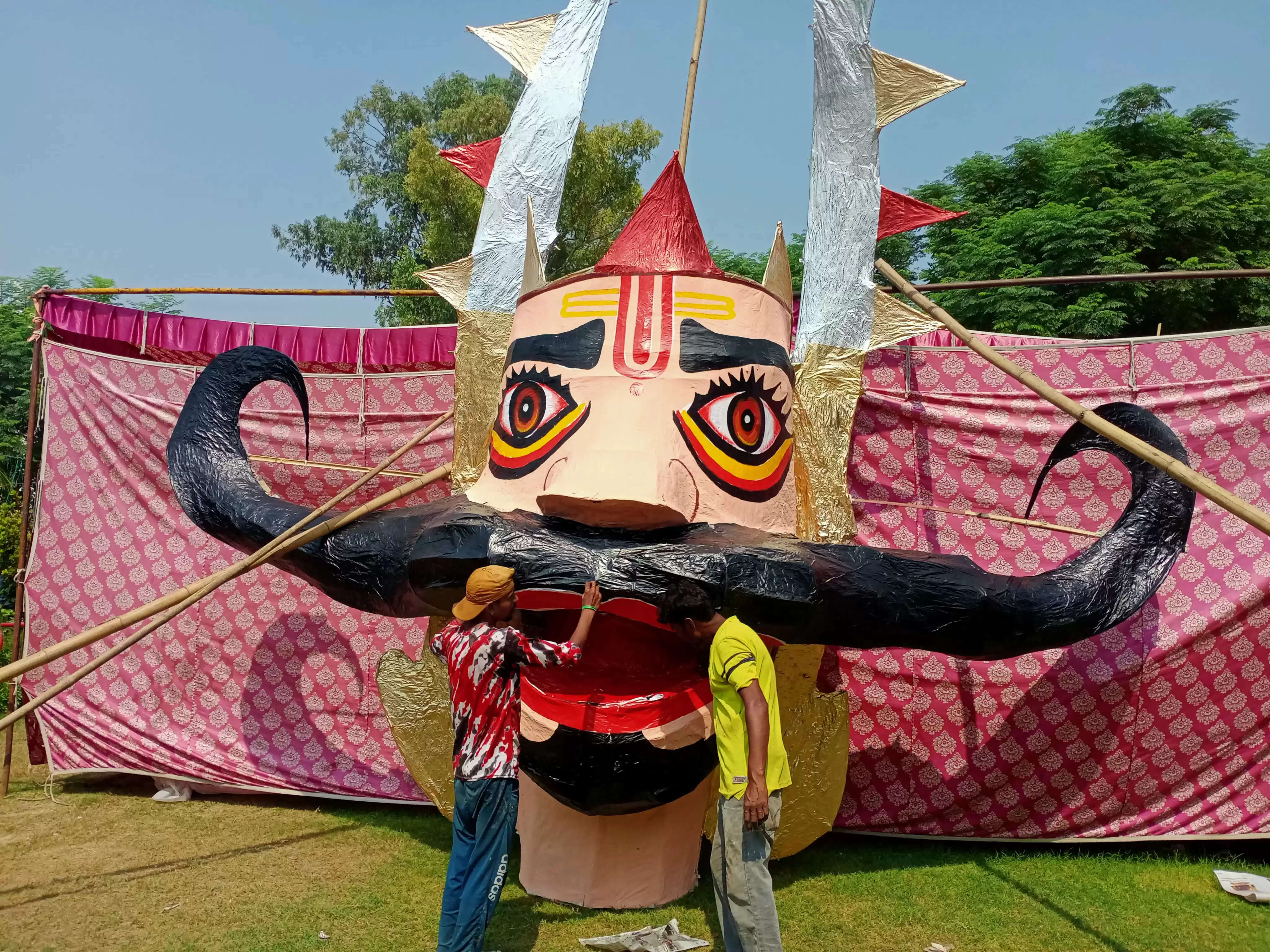 रामा क्लब का प्लेटिनम दशहरा महोत्सव भी होगा ऐतिहासिक, इस बार जलेंगे रावण, कुंभकर्ण व मेधनाथ के 70-70 फुट उंचे पुतले