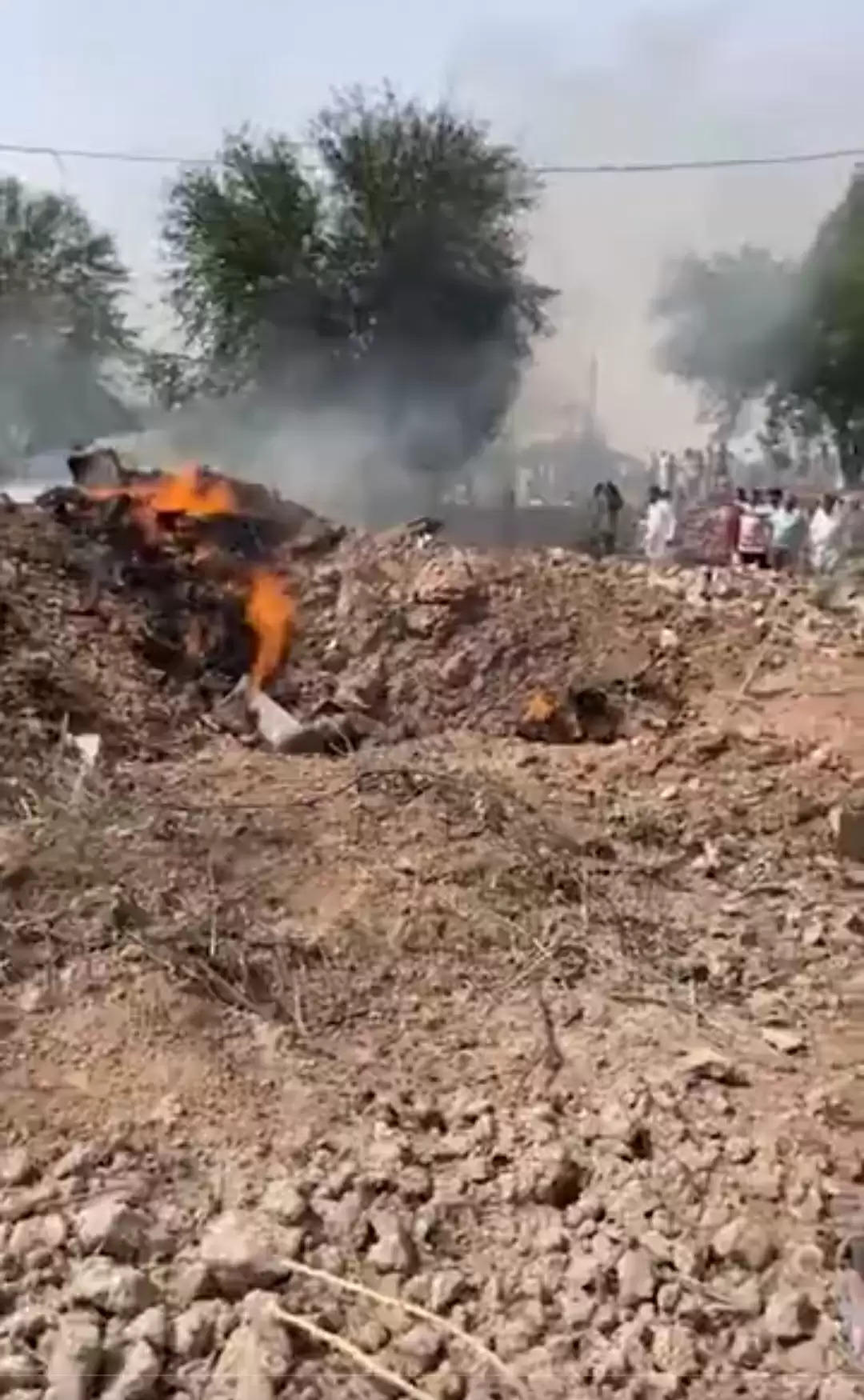 राजस्थान में मिग 21 क्रैश, दो की मौत