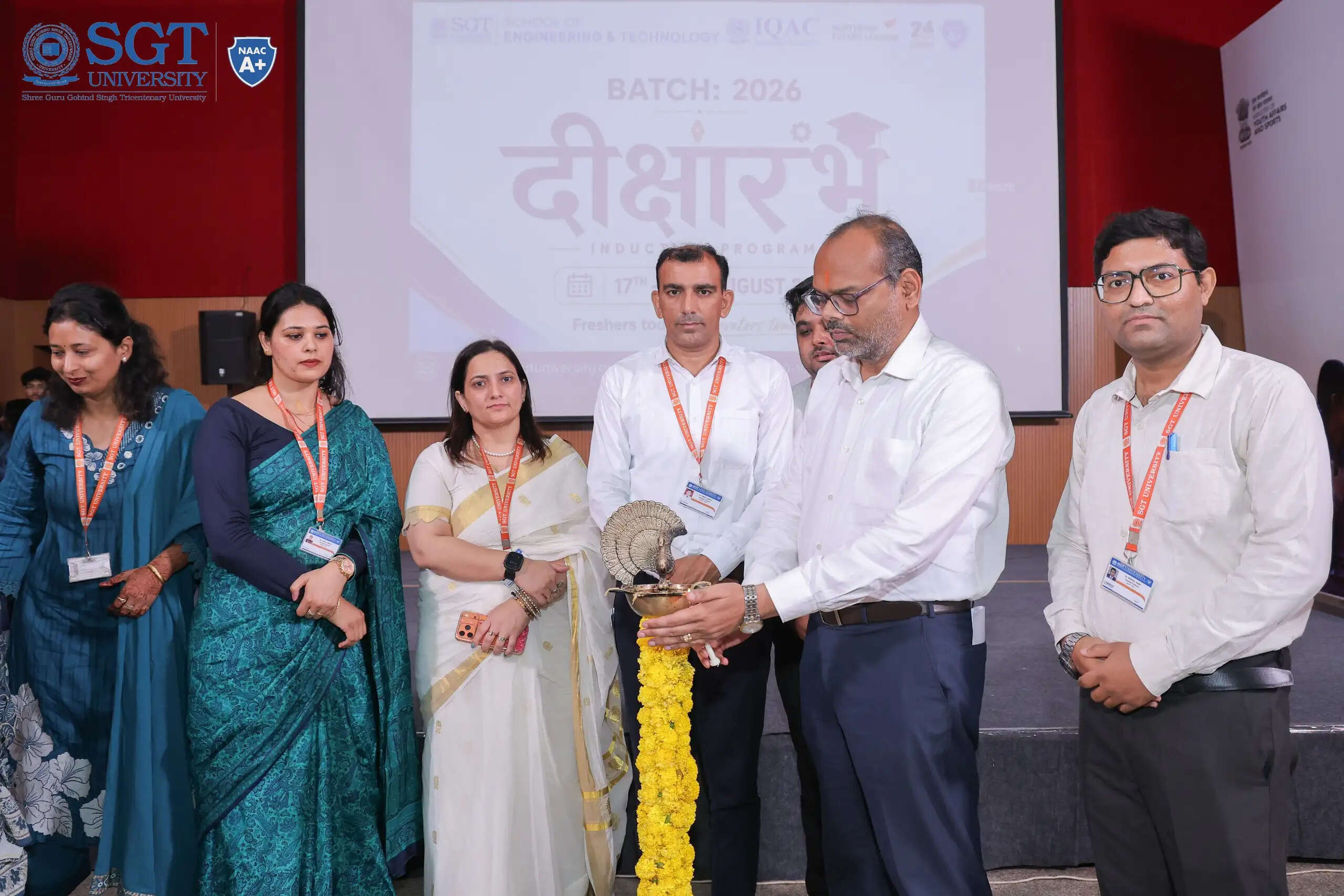 &nbsp;एसजीटीयू में छह दिवसीय छात्र &lsquo;दीक्षारंभ-2026&rsquo; का &nbsp;शुभारंभ