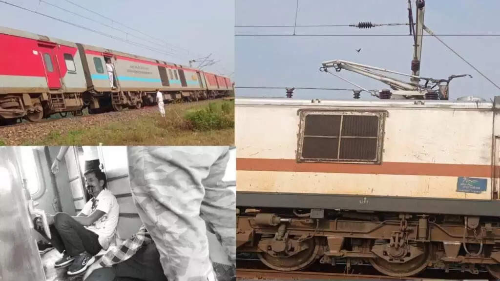   बिजली तार ट्रेन पर गिरने से 40 यात्री झुलसे, एक की मौत