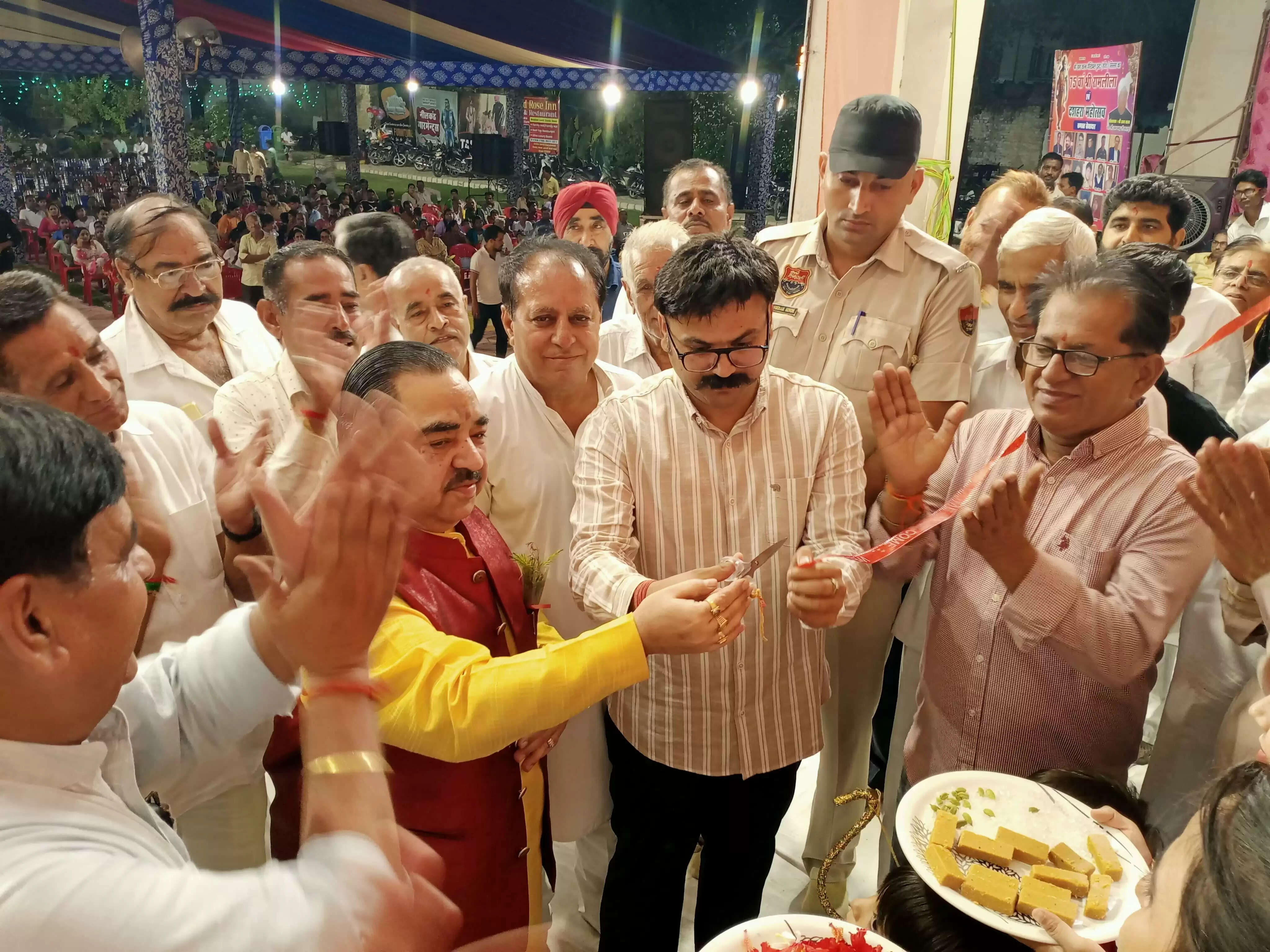 श्री रामा क्लब चेरिटेबल ट्रस्ट के 75वें रामलीला महोत्सव का शानदार शुभारंभ