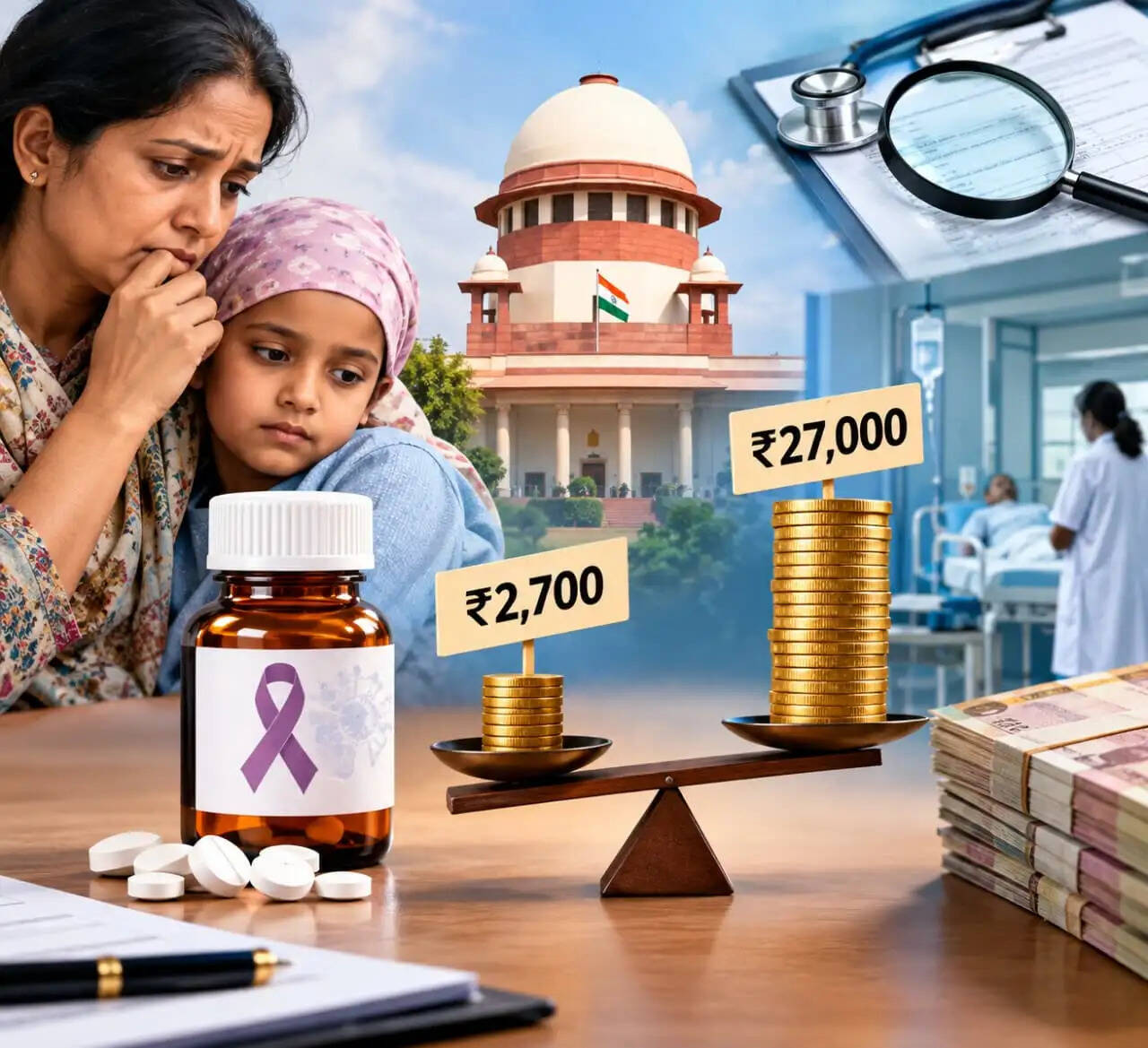 &nbsp; ₹2700 की दवा पर ₹27 हजार की कीमत क्यों?  कैंसर जैसी गंभीर बीमारी के इलाज में दवा की कीमत और अस्पतालों की पारदर्शिता पर उठते सवाल