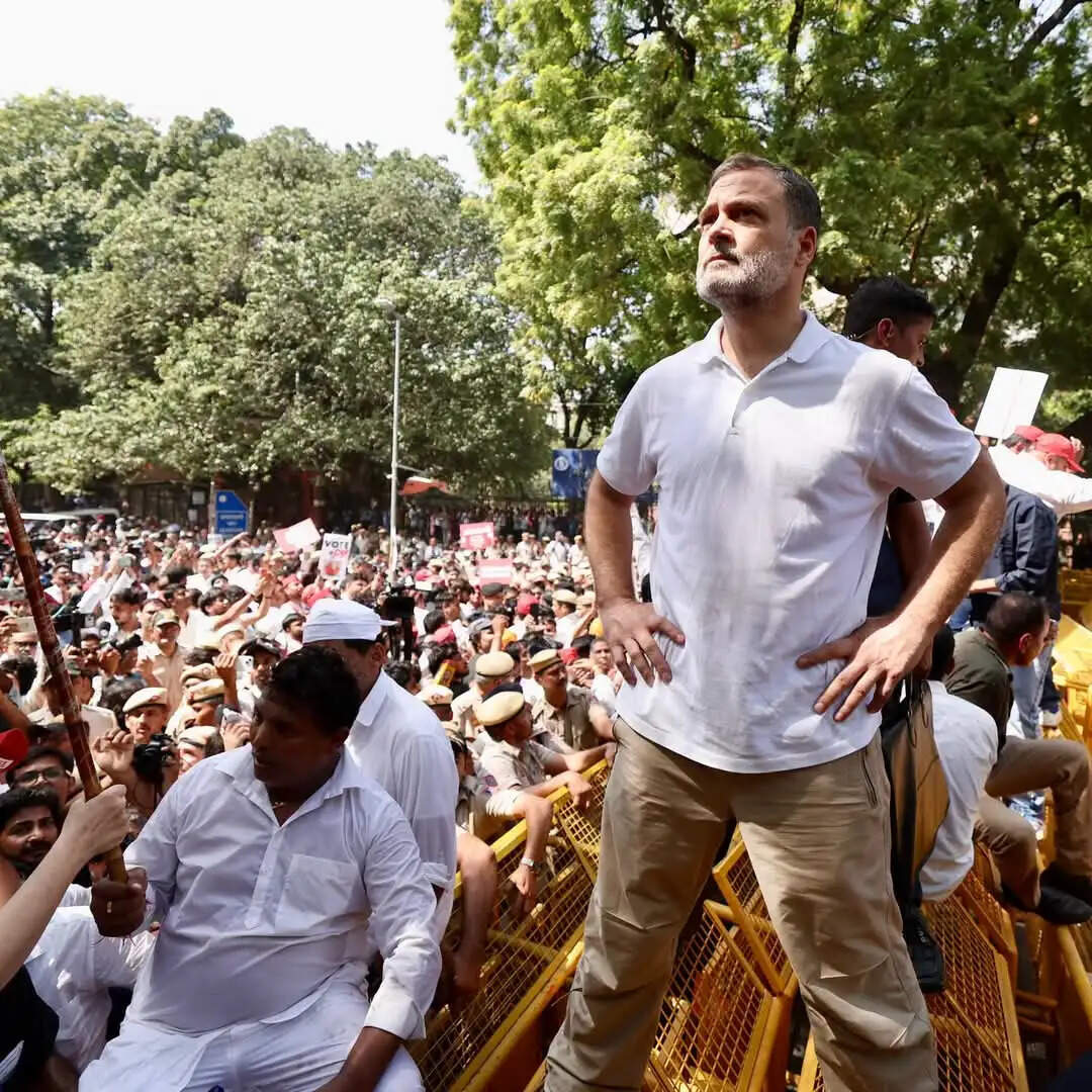 इंडी गठबंधन का संसद से चुनाव आयोग तक मार्च, सीईसी के इस्तीफे और एसआईआर प्रक्रिया का विरोध, नीति आयोग के पास रोका गया, कई नेता हिरासत में लिए गए