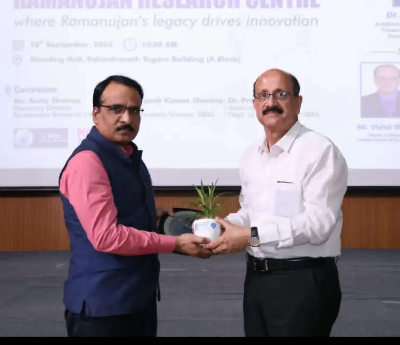 &nbsp;एसजीटीयू में रामानुजन रिसर्च सेंटर का शुभारंभ&nbsp;