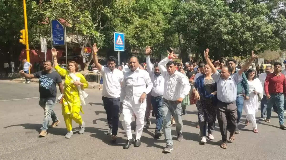 आम आदमी पार्टी का प्रदर्शन, सोमनाथ भारती ने भाजपा पर कसा तंज