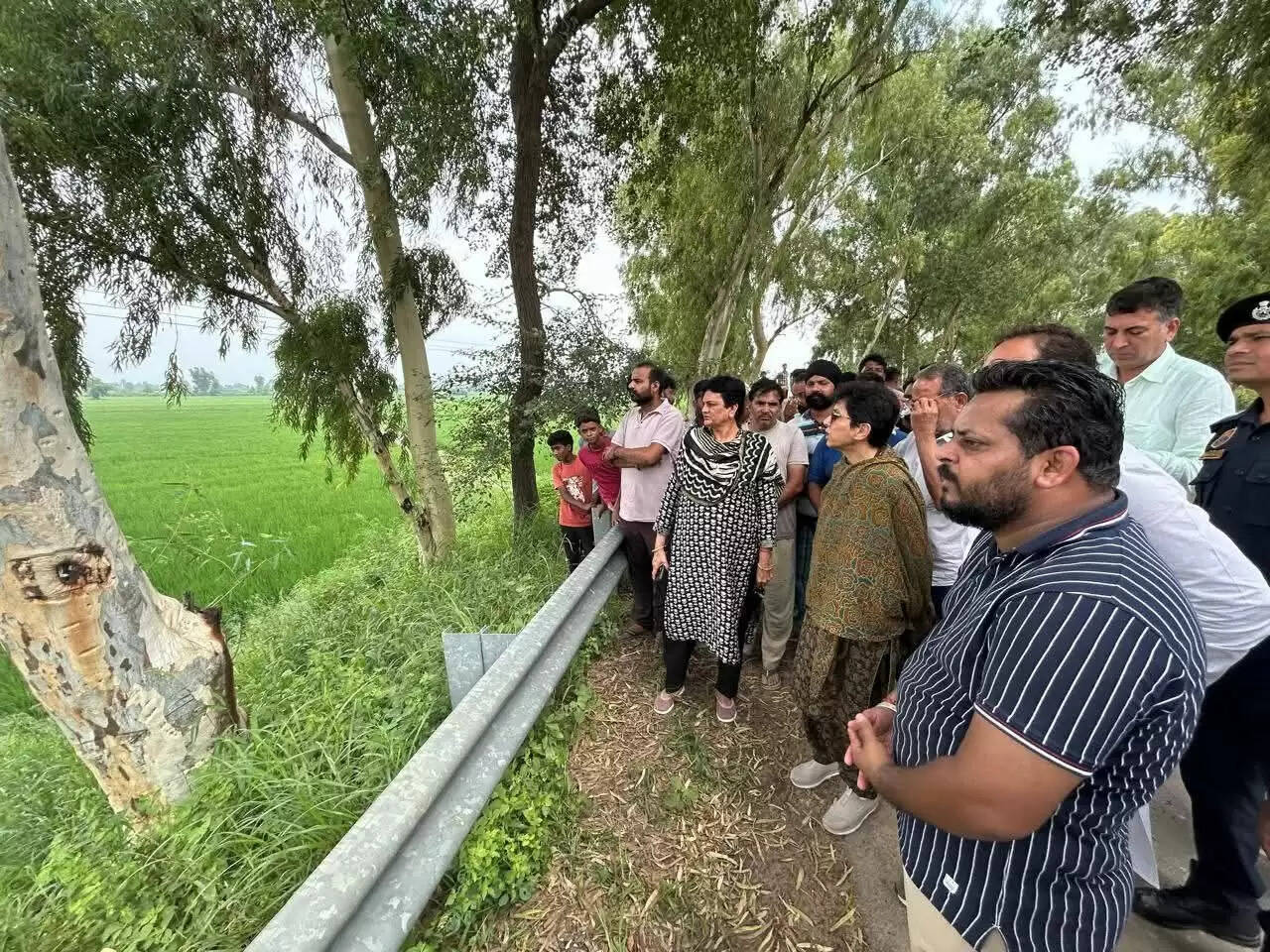 सांसद कुमारी सैलजा ने लिया जलभराव से उत्पन्न स्थिति का जायजा  ​​​​​​​