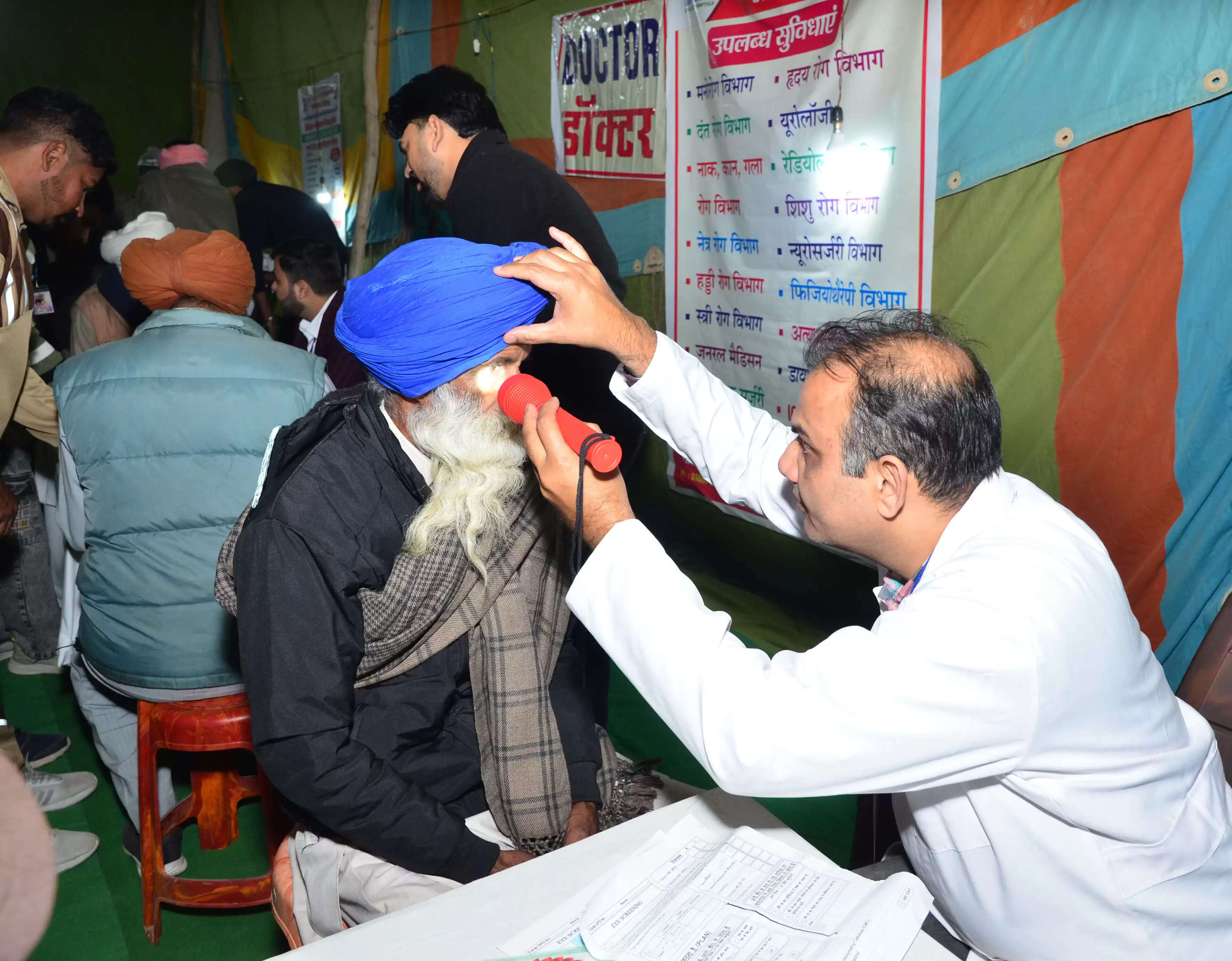 &nbsp;&nbsp;डेरा सच्चा सौदा में 34वां याद-ए-मुर्शिद फ्री आई कैंप शुरू​​​​​​​