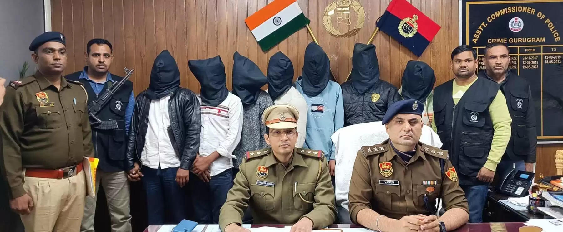  सुरक्षाकर्मियों को बंधक बनाकर डकैती करने वाले 7 आरोपी गिरफ्तार 