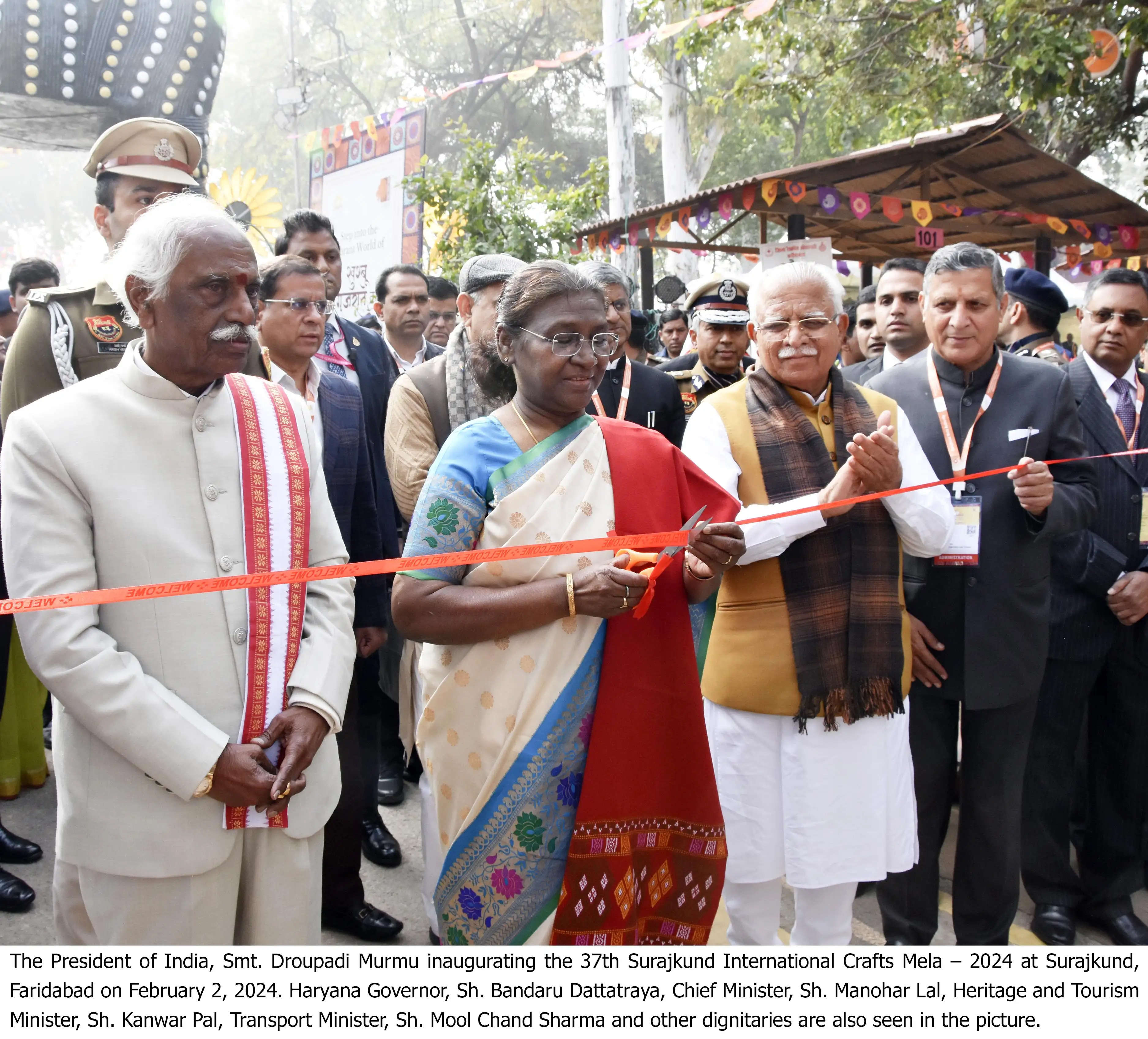  -हरियाणा की पहचान बना सूरजकुंड अंतरराष्ट्रीय शिल्प मेला:मुख्यमंत्री