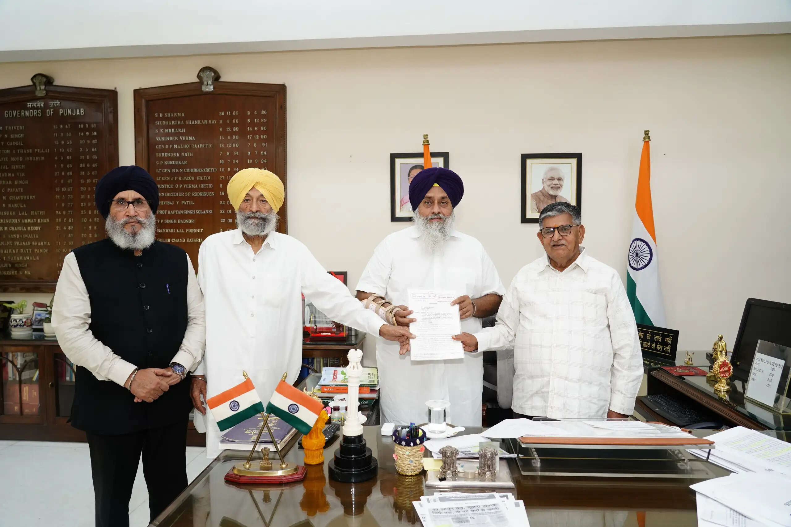 &nbsp;&nbsp;पंजाब सरकार के खिलाफ लोकभवन पहुंचा अकाली दल, मुख्यमंत्री के खिलाफ कार्रवाई की मांग