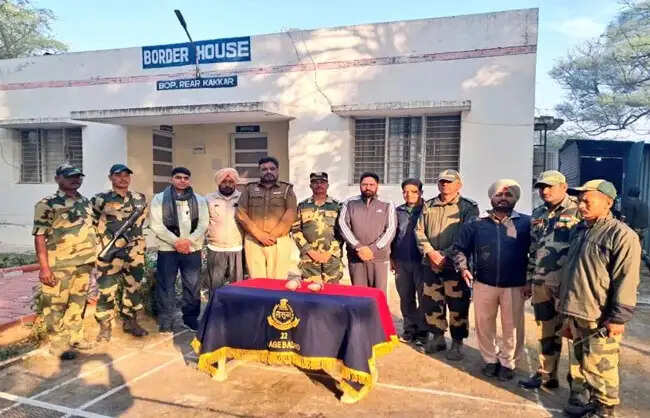 &nbsp;सीमावर्ती क्षेत्र से सात करोड़ की हेरोइन बरामद