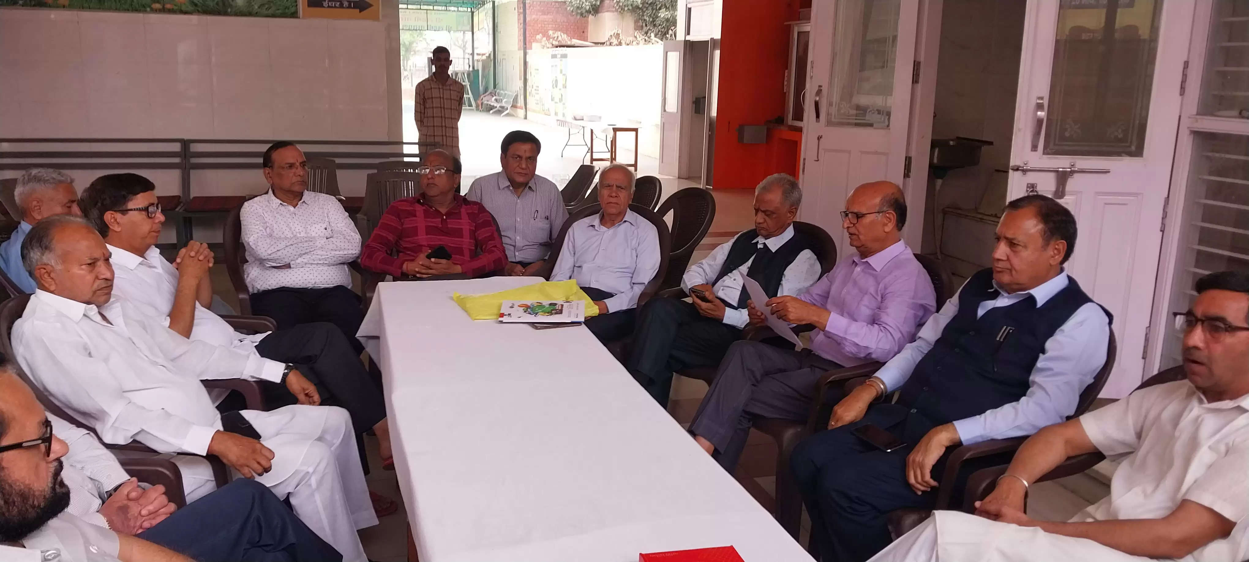 श्री लक्ष्मी नारायण मंदिर ट्रस्ट की नई कार्यकारिणी का किया प्रस्ताव 