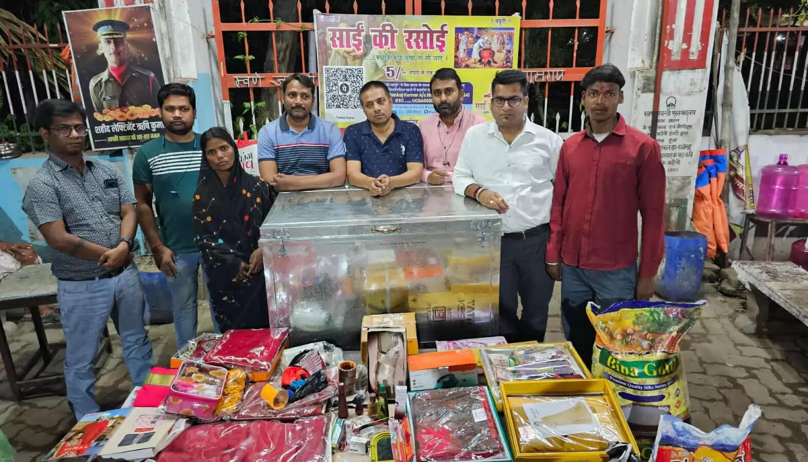 बेटी की शादी में मदद के लिए आगे आई टीम साईं की रसोई