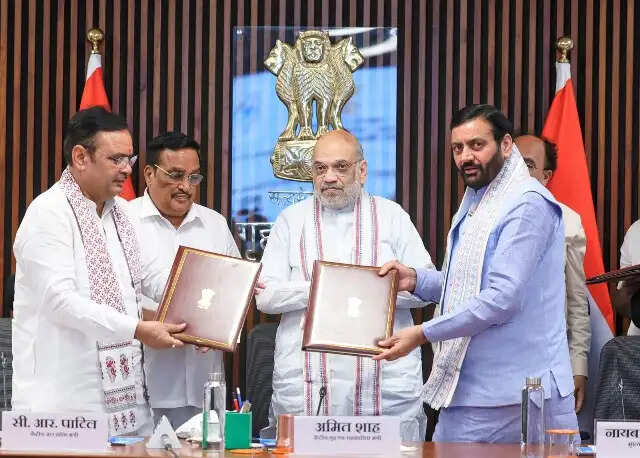 &nbsp;अमित शाह की उपस्थिति में हरियाणा-राजस्थान के बीच यमुना जल परियोजना पर समझौता
