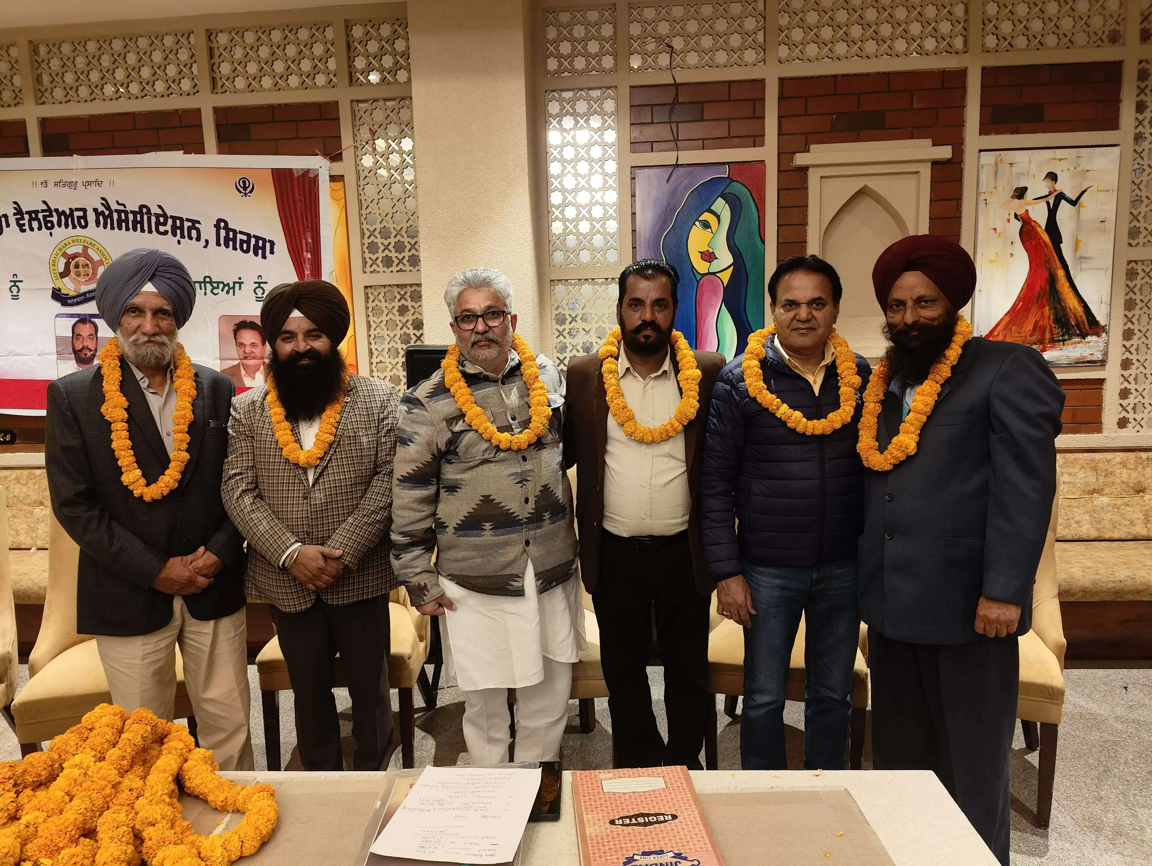 &nbsp;&nbsp;जट्ट भाईचारा वेलफेयर एसोसिएशन की मीटिंग में सर्वसम्मति से नई कार्यकारिणी गठित