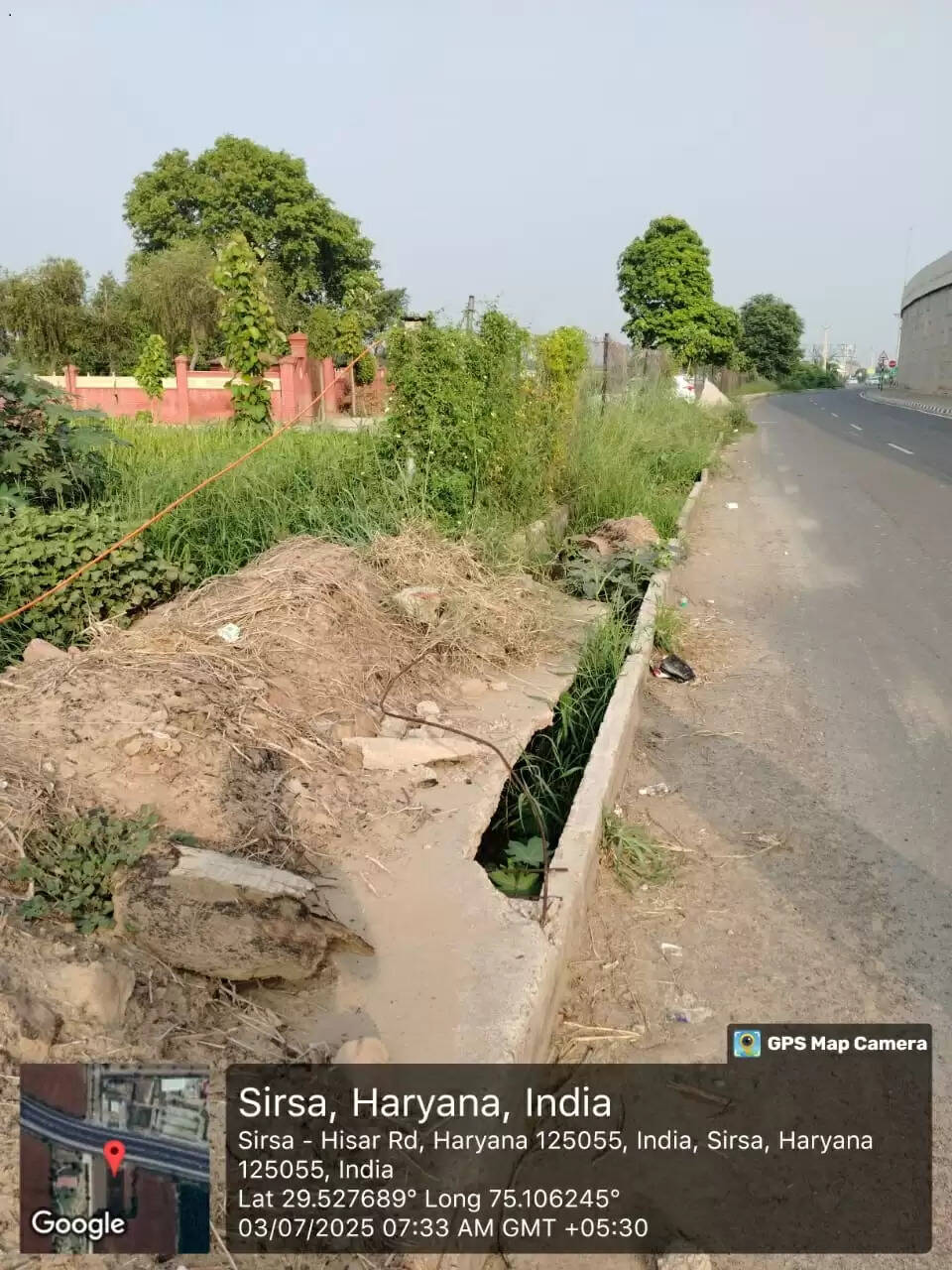 एनएच-9 की ड्रेनेज व्यवस्था की आंखों देखी 