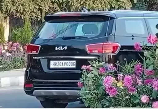 40 लाख रुपयों की गाड़ी में आए चोरों ने पौधे चुराए