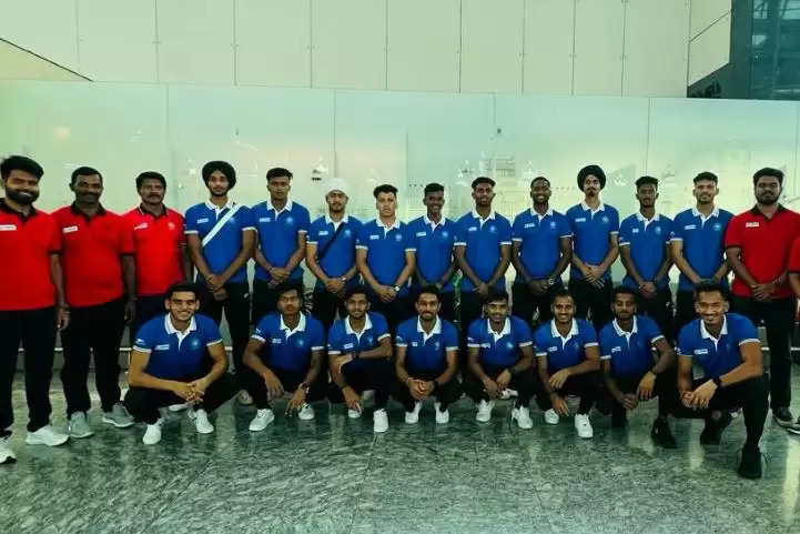 जूनियर एशिया कप 2023 के लिए ओमान रवाना हुई भारतीय पुरुष हॉकी टीम