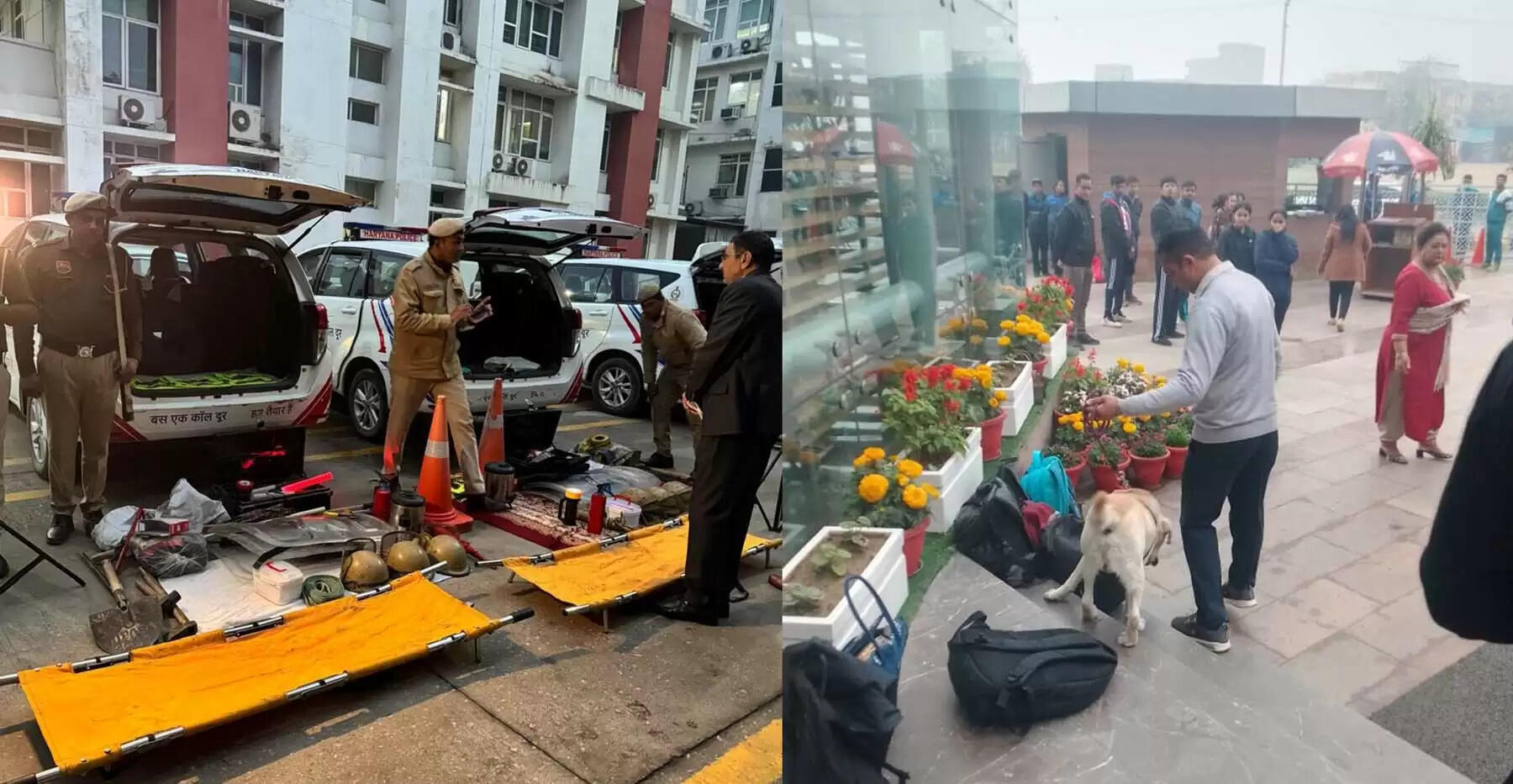 गुरुग्राम में 26 स्कूलों को बम से उड़ाने की धमकी,दिनभर चली जांच