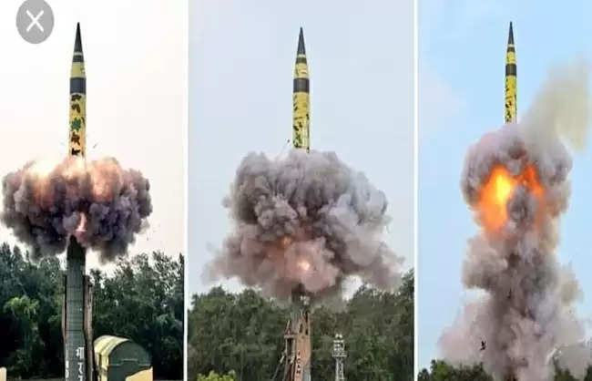   एमआईआरवी तकनीक के साथ परमाणु सक्षम अग्नि-5 मिसाइल का परीक्षण सफल