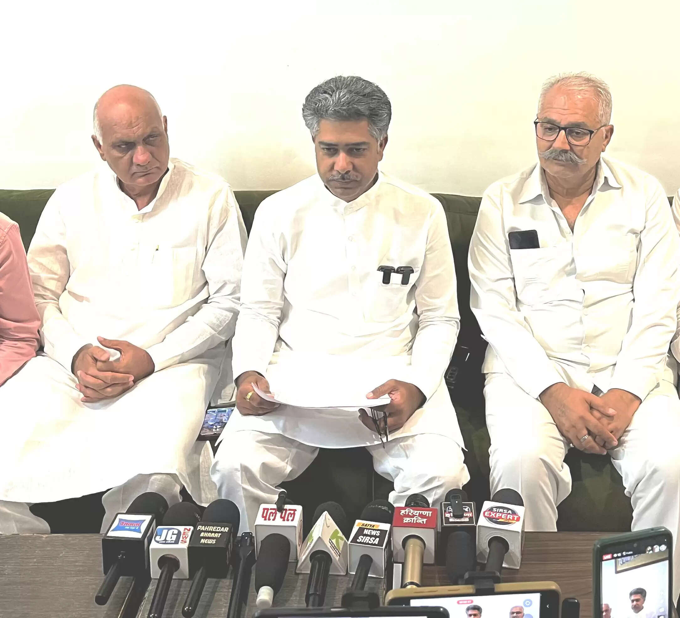 &nbsp;हरियाणा बना अपराधियों की शरणस्थली: आदित्य देवीलाल चौटाला​​​​​​​