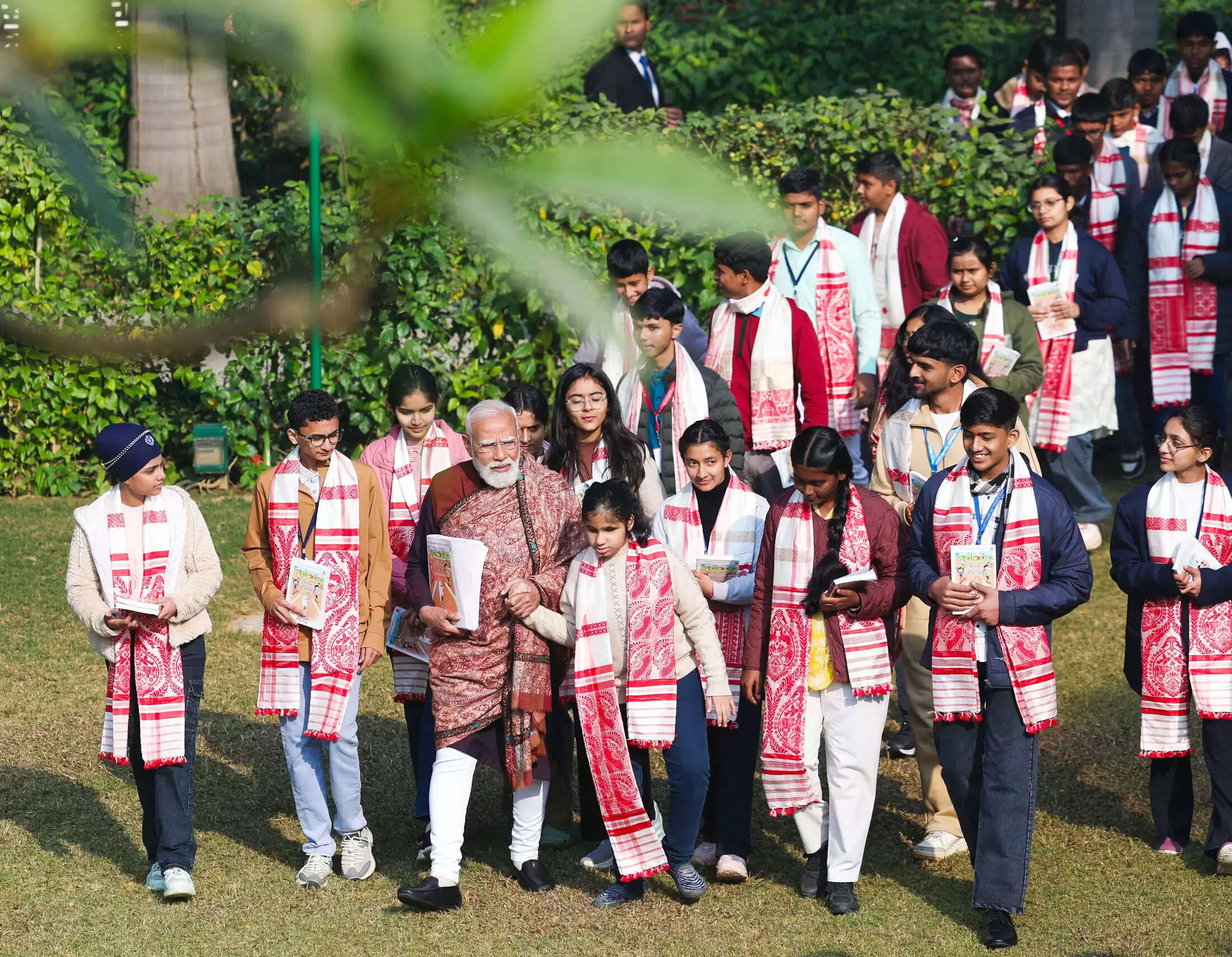 &nbsp;&nbsp;&lsquo;परीक्षा पे चर्चा&rsquo; में छात्रों को प्रधानमंत्री मोदी का मंत्र- शिक्षा जीवन के सर्वांगीण विकास का माध्यम