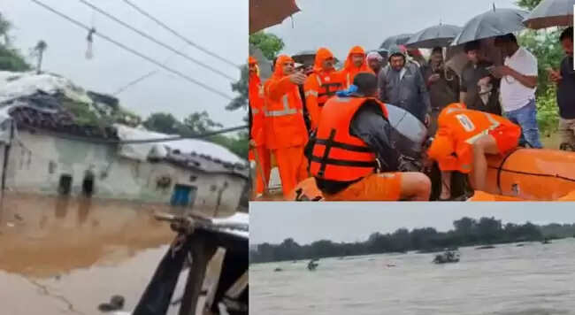 &nbsp;&nbsp;महाराष्ट्र के नांदेड़ जिले में मूसलाधार बारिश से आई बाढ़ में 225 नागरिक फंसे,बचाव कार्य जारी