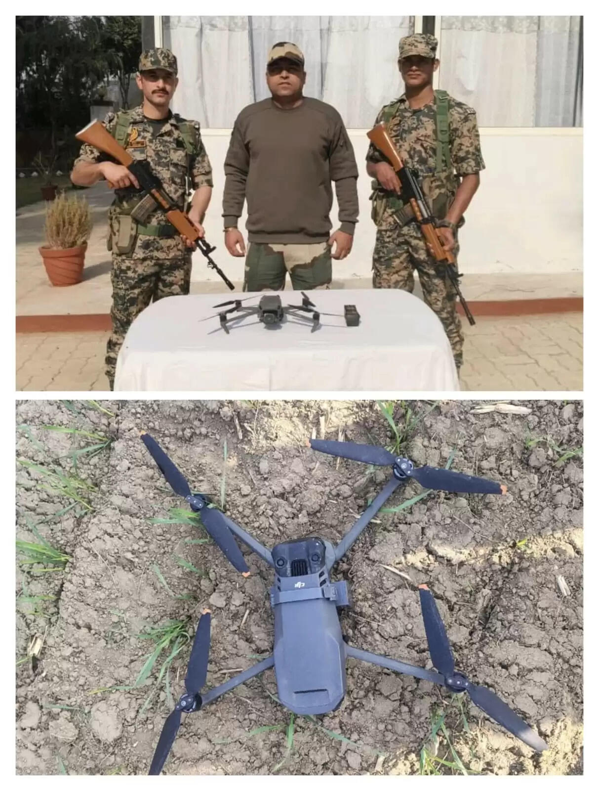 &nbsp;&nbsp;भारत-पाक सीमा क्षेत्र के अलग-अलग स्थानों से बीएसएफ ने पकड़ी ड्रोन, हेरोइन व गोला-बारूद की बड़ी खेप