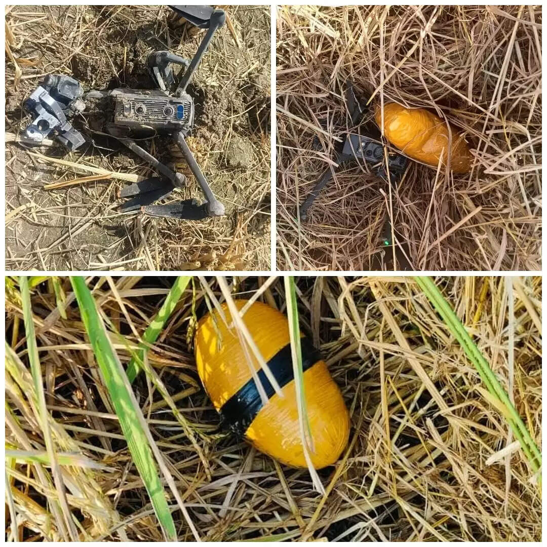 &nbsp;अमृतसर में पाकिस्तानी ड्रोन व हेरोइन&nbsp;के&nbsp;पैकेट&nbsp;बरामद&nbsp;