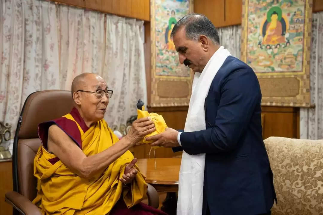   तिब्बती धर्मगुरु से मिले मुख्यमंत्री सुक्खू, लिया आशीर्वाद
