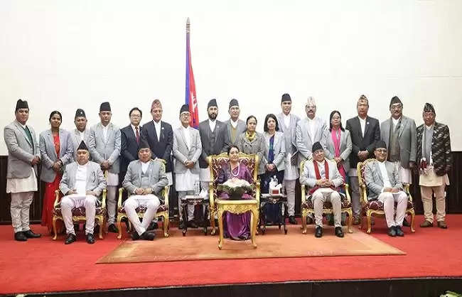 नेपाल में प्रचंड मंत्रिमंडल का विस्तार, 15 नए मंत्रियों ने ली शपथ 
