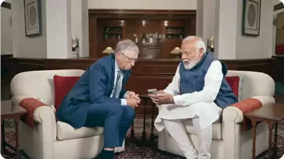  प्रधानमंत्री मोदी और बिल गेट्स ने एआई से लेकर जलवायु परिवर्तन तक पर की चर्चा