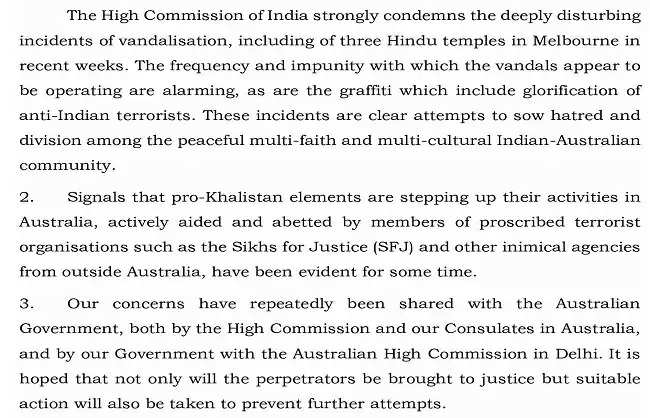 ऑस्ट्रेलिया में सक्रिय हो रहे खालिस्तान समर्थक तत्व, भारत ने जताई आपत्ति